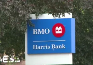 BMO Harris Bank Sign in Wisconsin