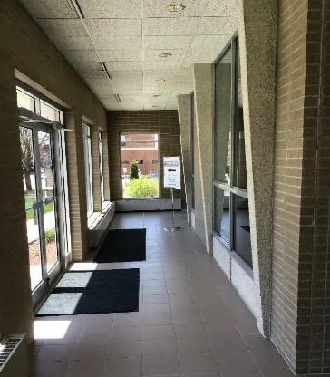 Hallway at BMO Harris Bank in Wisconsin