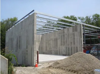 Construction at College of Lake County in Grayslake, Illinois