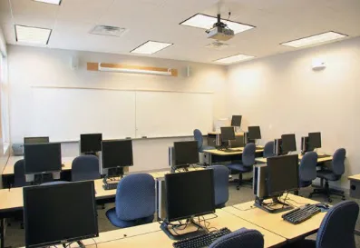 Classroom in Columbia College of Missouri in in Crystal Lake, Illinois