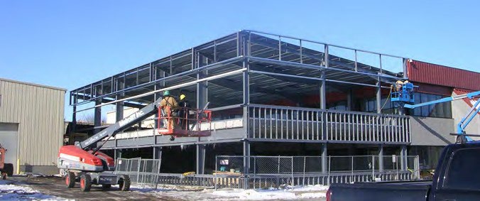 Construction of EPS – CCA / Valspar in Marengo, Illinois