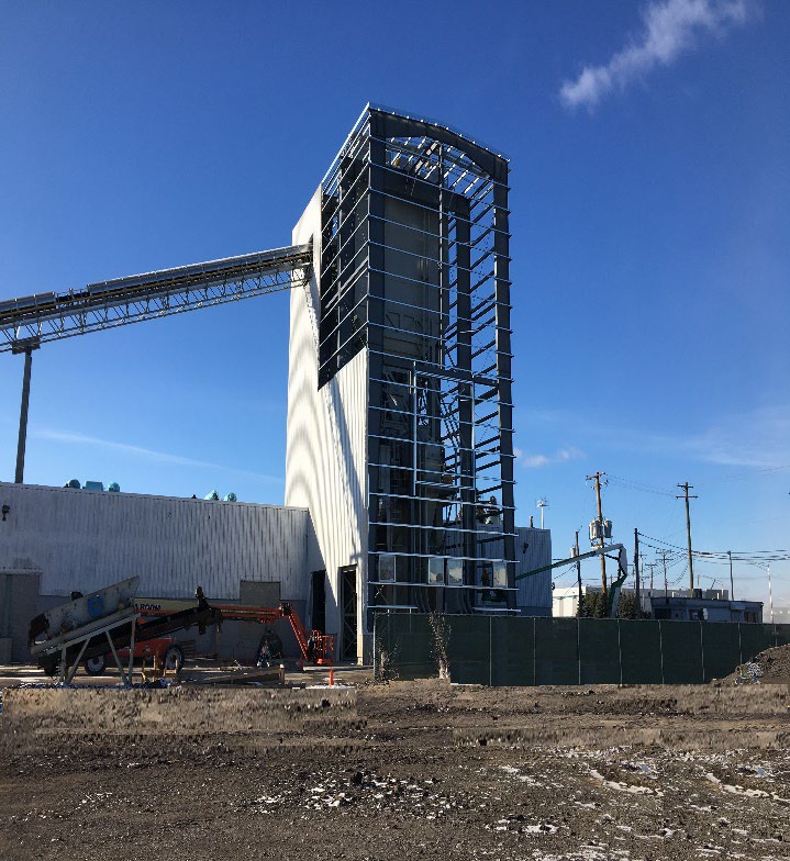 Construction at Franklin Park Concrete in Franklin Park, Illinois