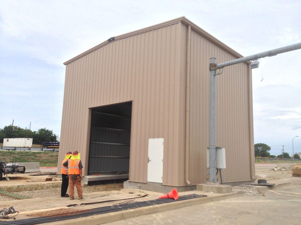 Exterior of Kansas City Southern Railway Portal Building in Wylie, Texas