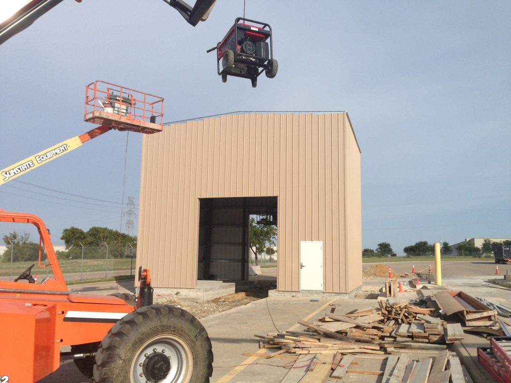 Exterior of Kansas City Southern Railway Portal Building in Wylie, Texas