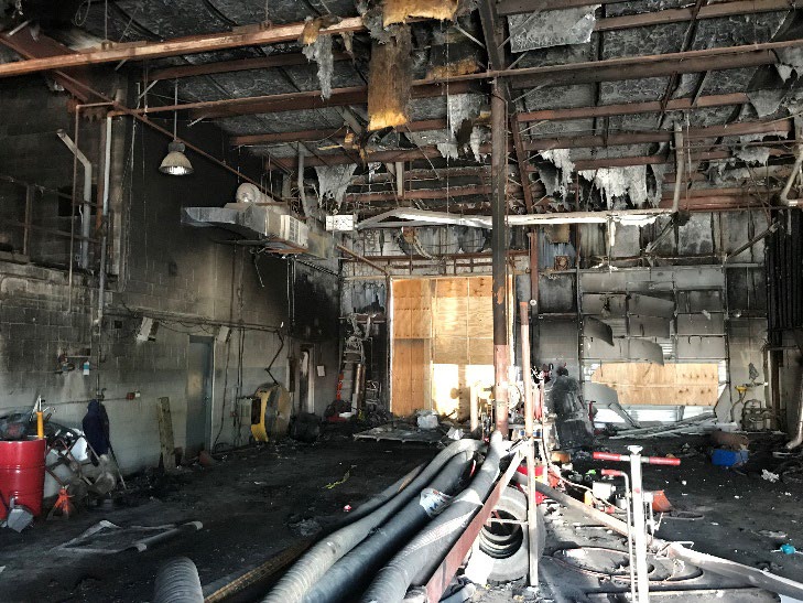 Construction of Kenan Advantage Group – Fire Damage Repair in Gurnee, Illinois