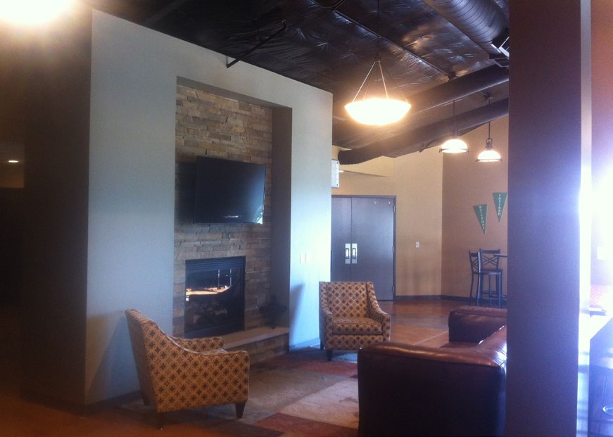 Interior of Lakeland Community Church in Lake Geneva, Wisconsin