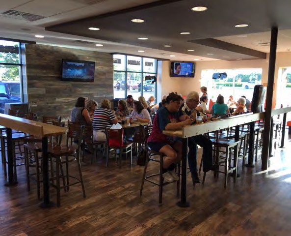 Interior of Meat & Potato Eatery in McHenry, Illinois