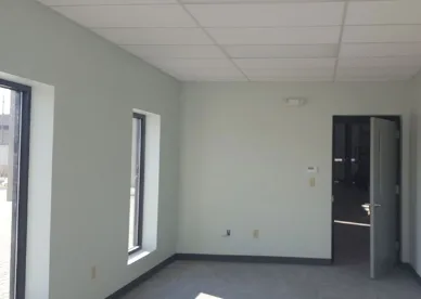 Finished office room