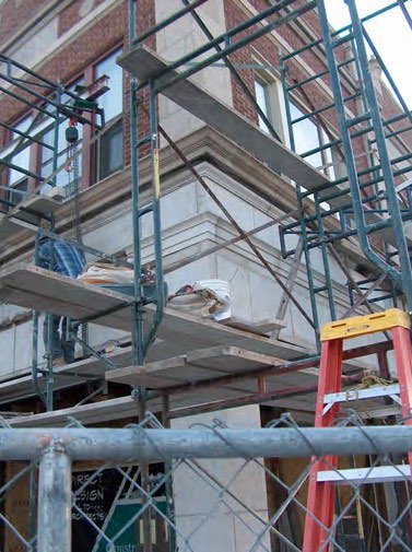 Construction of Prospect & Summit in Park Ridge, Illinois