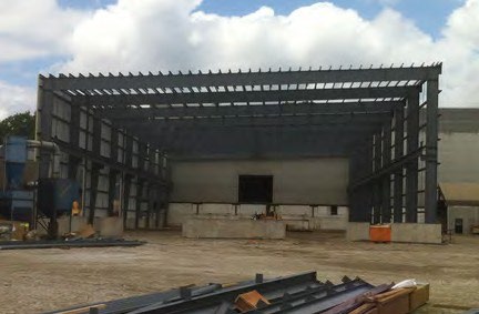 Construction at TC Industries in Prairie Grove, Illinois