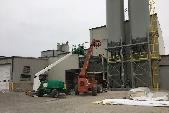 Construction at Unilock ALAR Exterior in Aurora Illinois