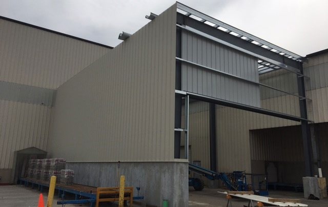 Construction of Unilock – Aurora Plant 4 Exit Enclosure in Aurora, Illinois
