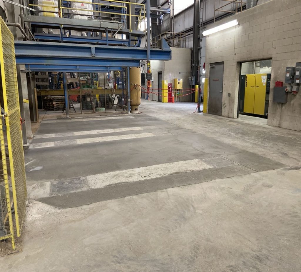 Construction of Unilock Manufacturing – Bin Foundation Facility Modification in Aurora, Illinois