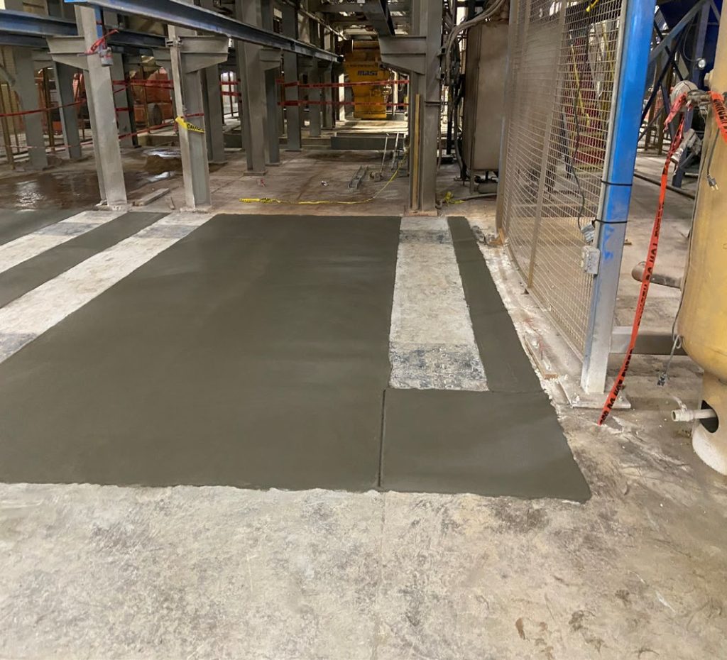 Construction of Unilock Manufacturing – Bin Foundation Facility Modification in Aurora, Illinois