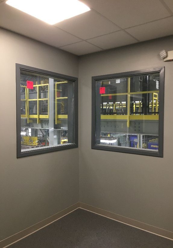 Windows at Unilock Manufacturing – Lunch and Locker Room Remodel in Aurora, Illinois