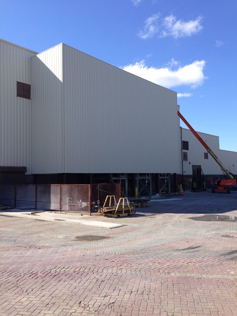 Exterior of Unilock – New York Silo Enclosure in Brewster, New York