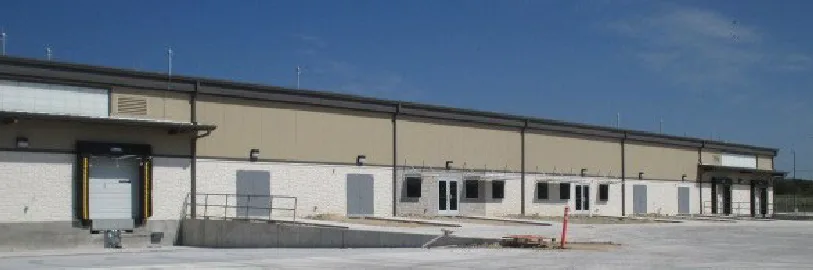 Exterior of U.S. Army Corps of Engineers 69th ADA SSA Warehouse in Ft. Hood/Ft. Cavazos, Texas