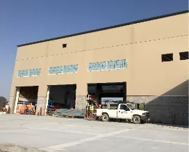 Exterior of U.S. Army Corps Lockmaster & Maintenance Buildings in Olmsted, Illinois