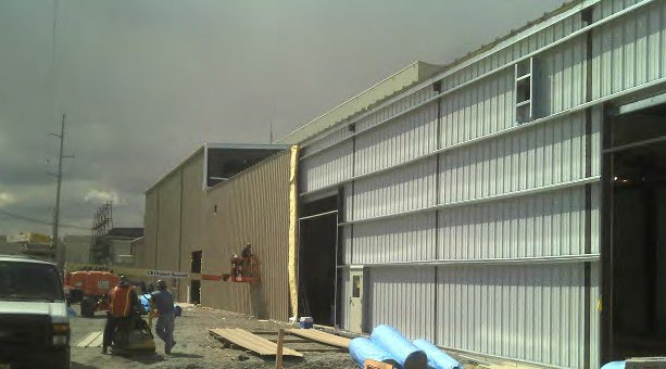 Construction at US Steel in Portage, Indiana